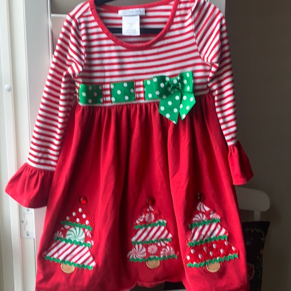 Bonnie Jean Other - Sweet Christmas appliqué top